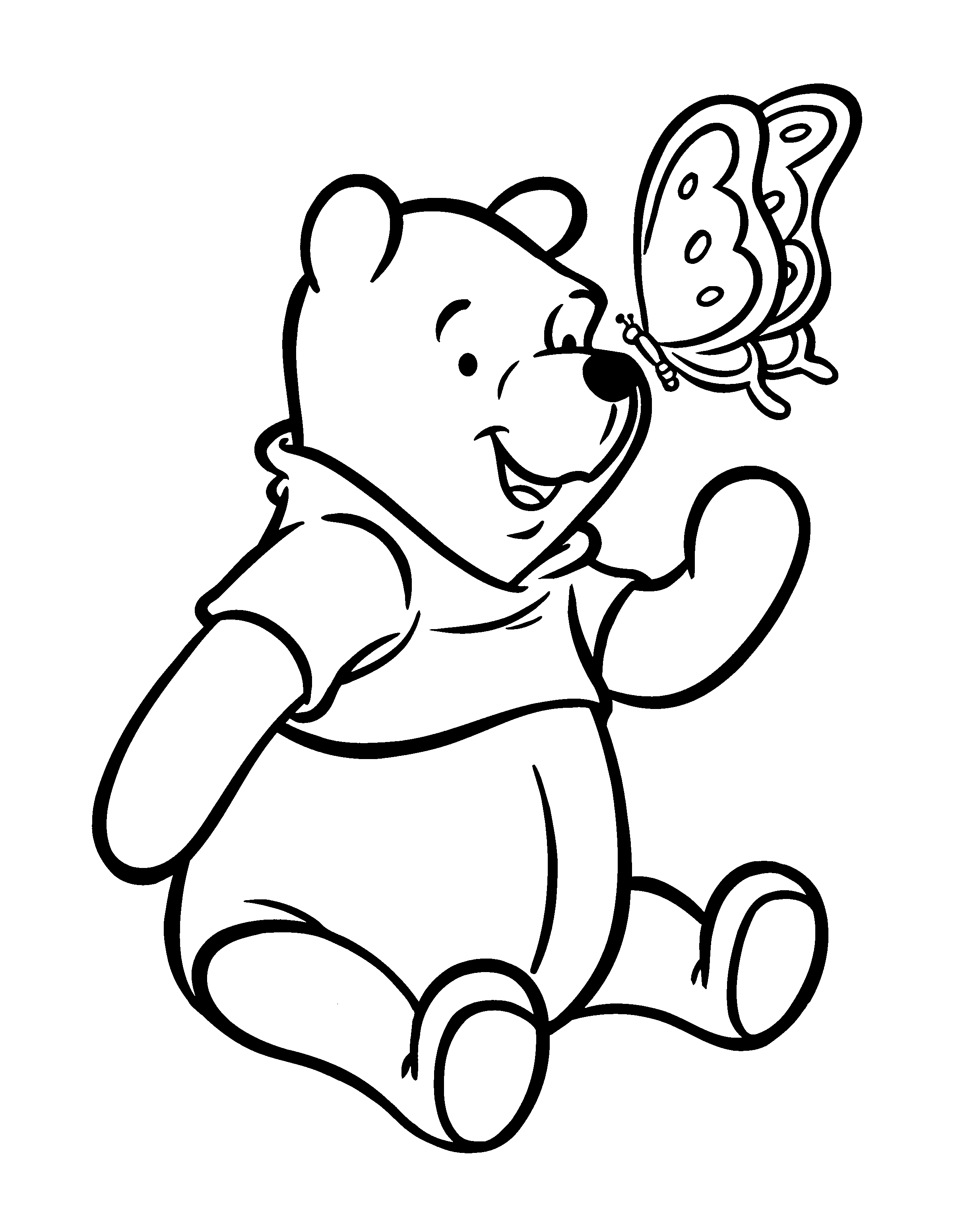 winnie the pooh coloring page