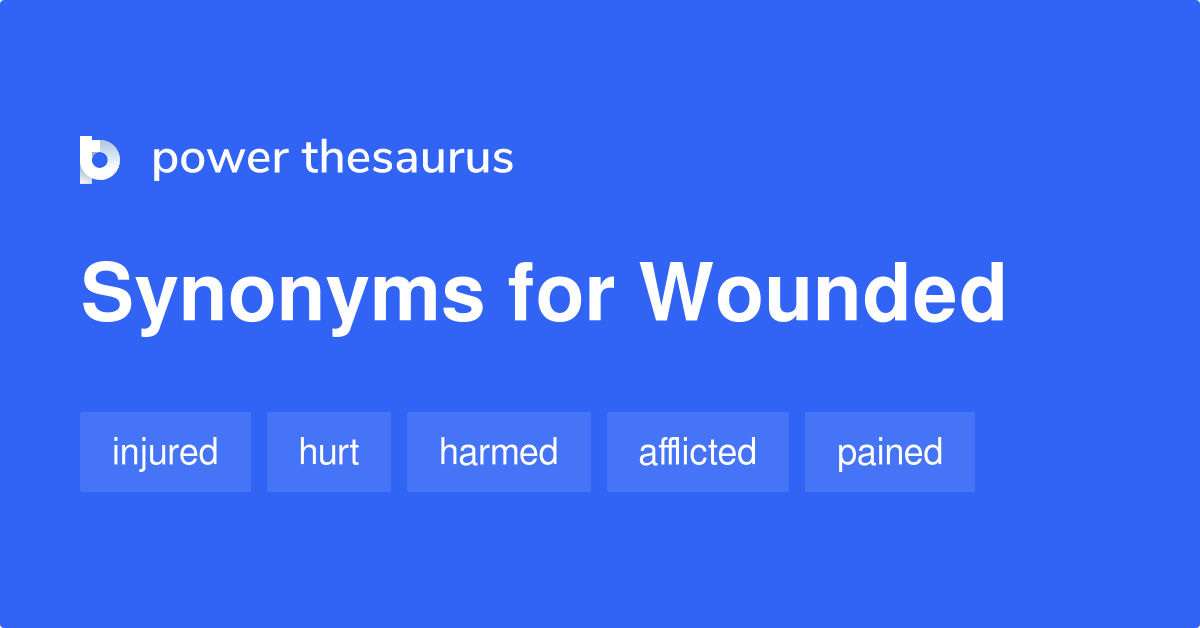 wounded synonym