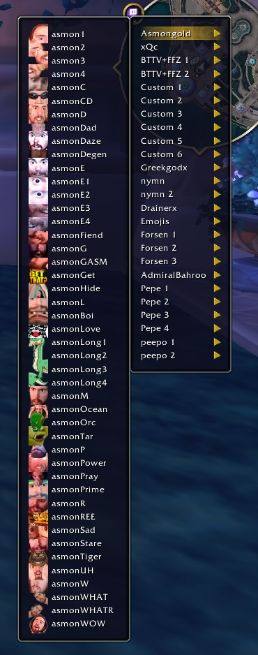 wow emote list