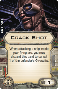 x wing crack shot