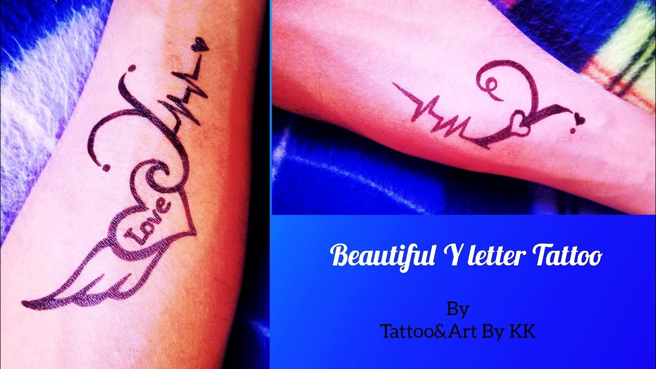 y letter tattoo designs