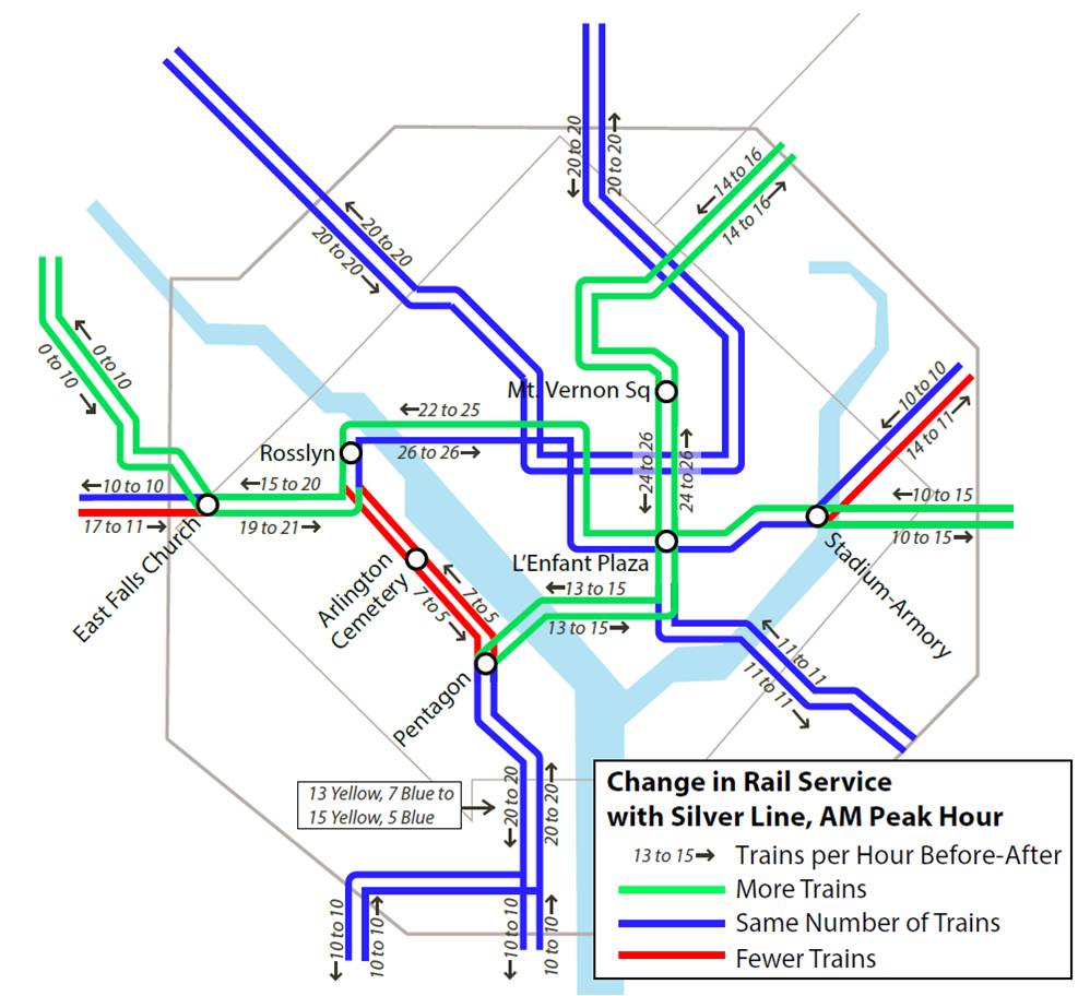 yellow line schedule