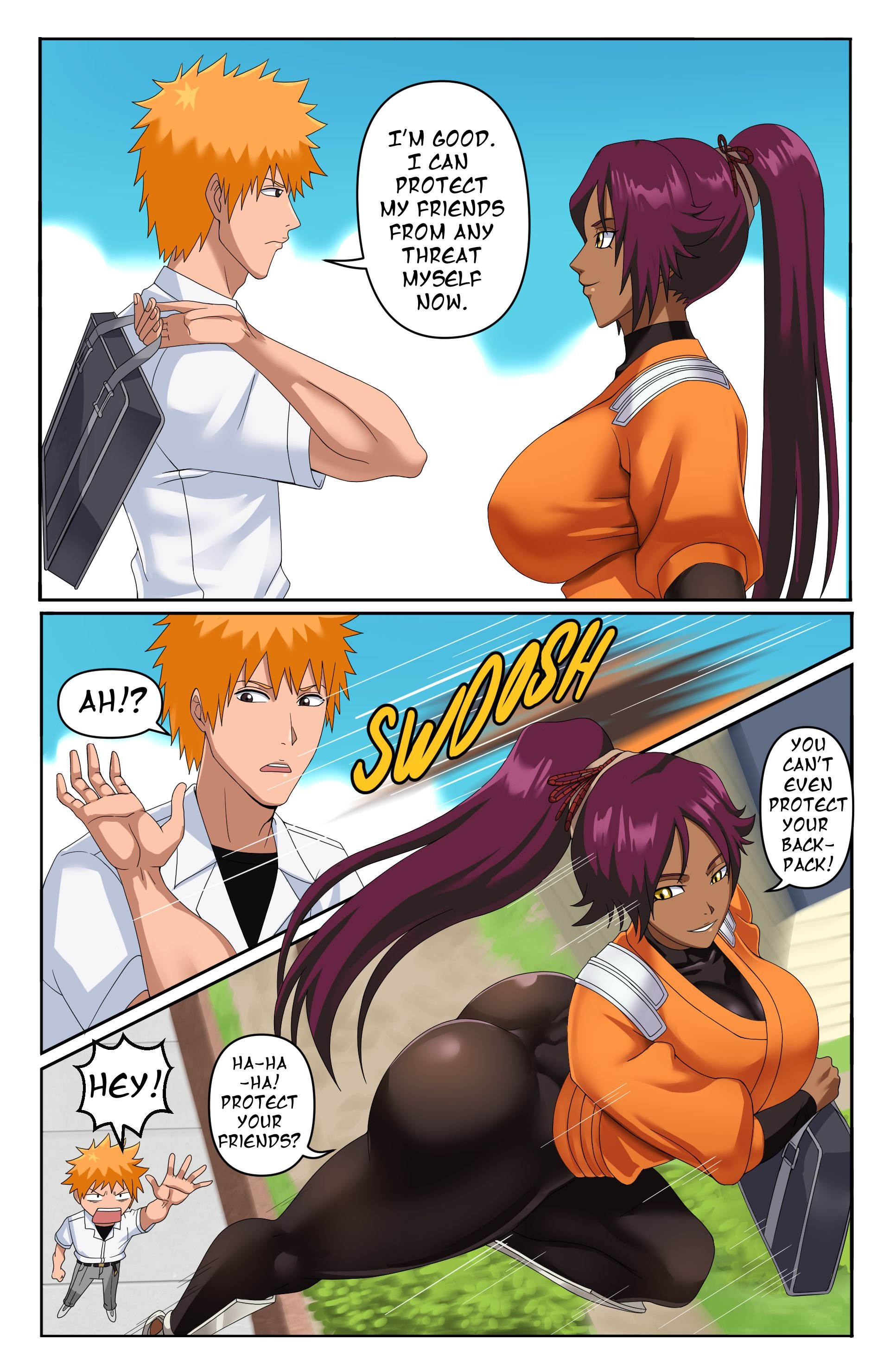 yoruichi porn comics