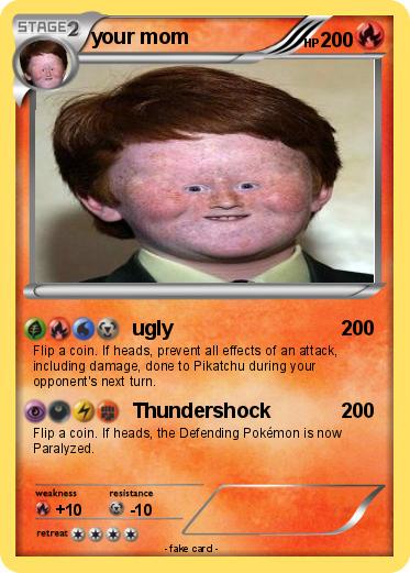 your mom pokemon card