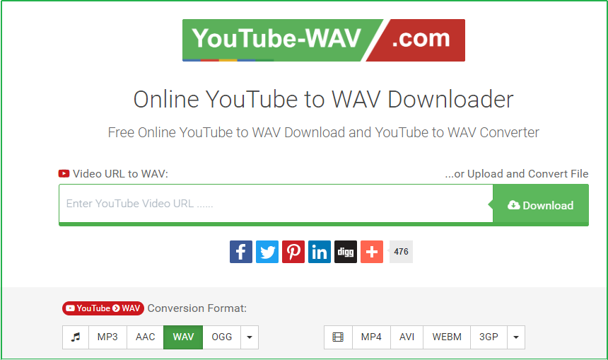 youttube to wav