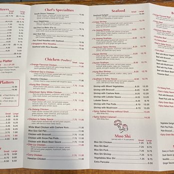 yummy house weymouth menu