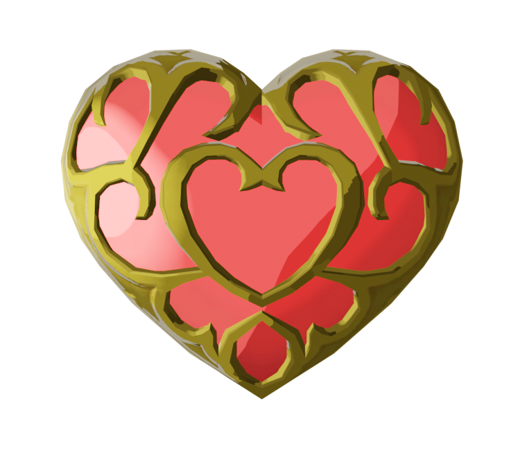 zelda heart container png