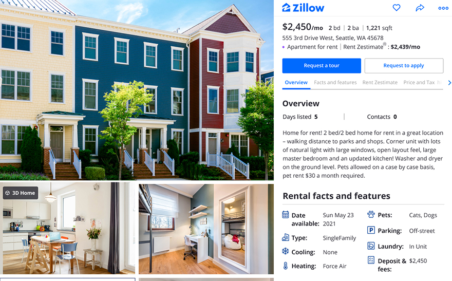 zillow rental