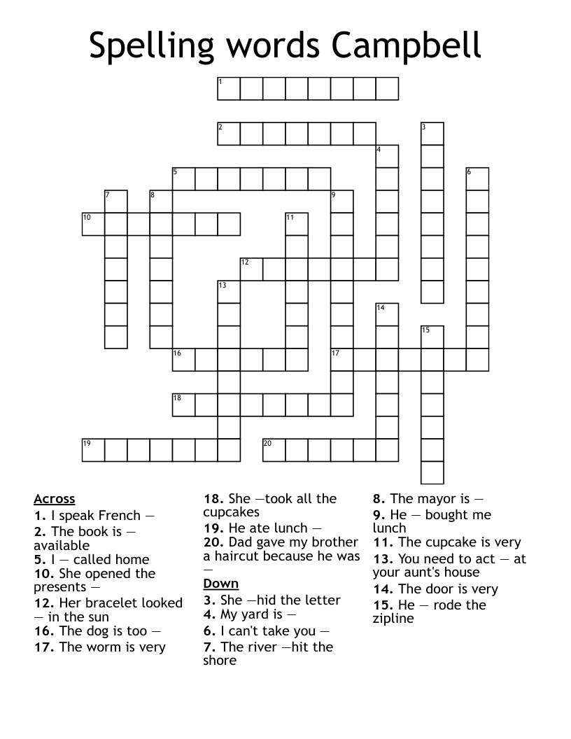 zipline crossword clue